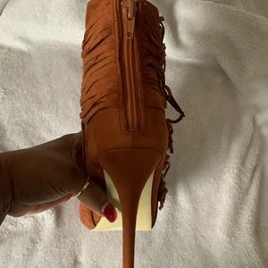 Booties never worn. Must go!